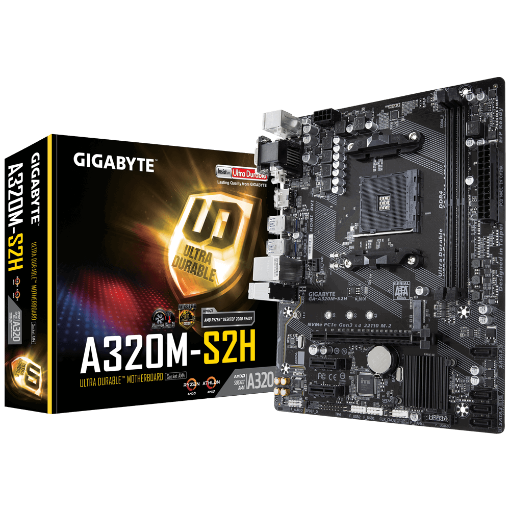 PB GIGABYTE AM4 A320M S2H M2