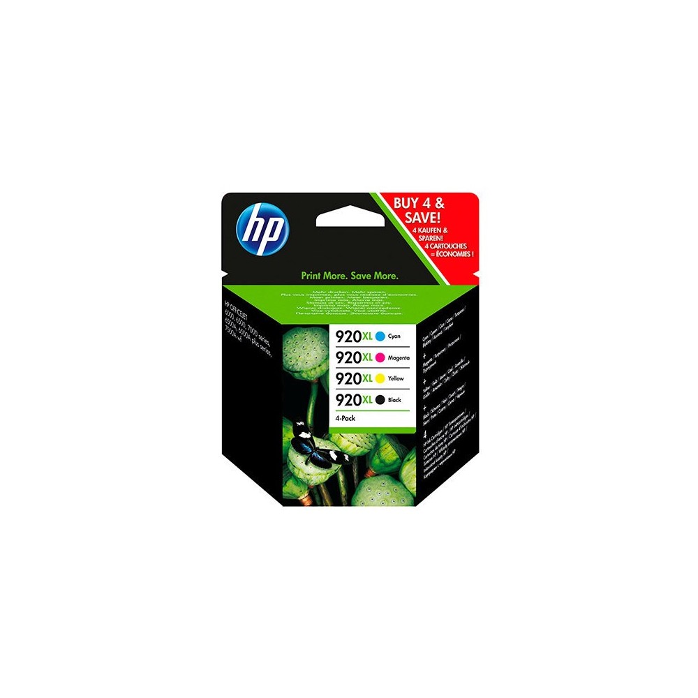 ORIG HP CARTRIDGE NO. 920XL PACK 4 C2N92AE