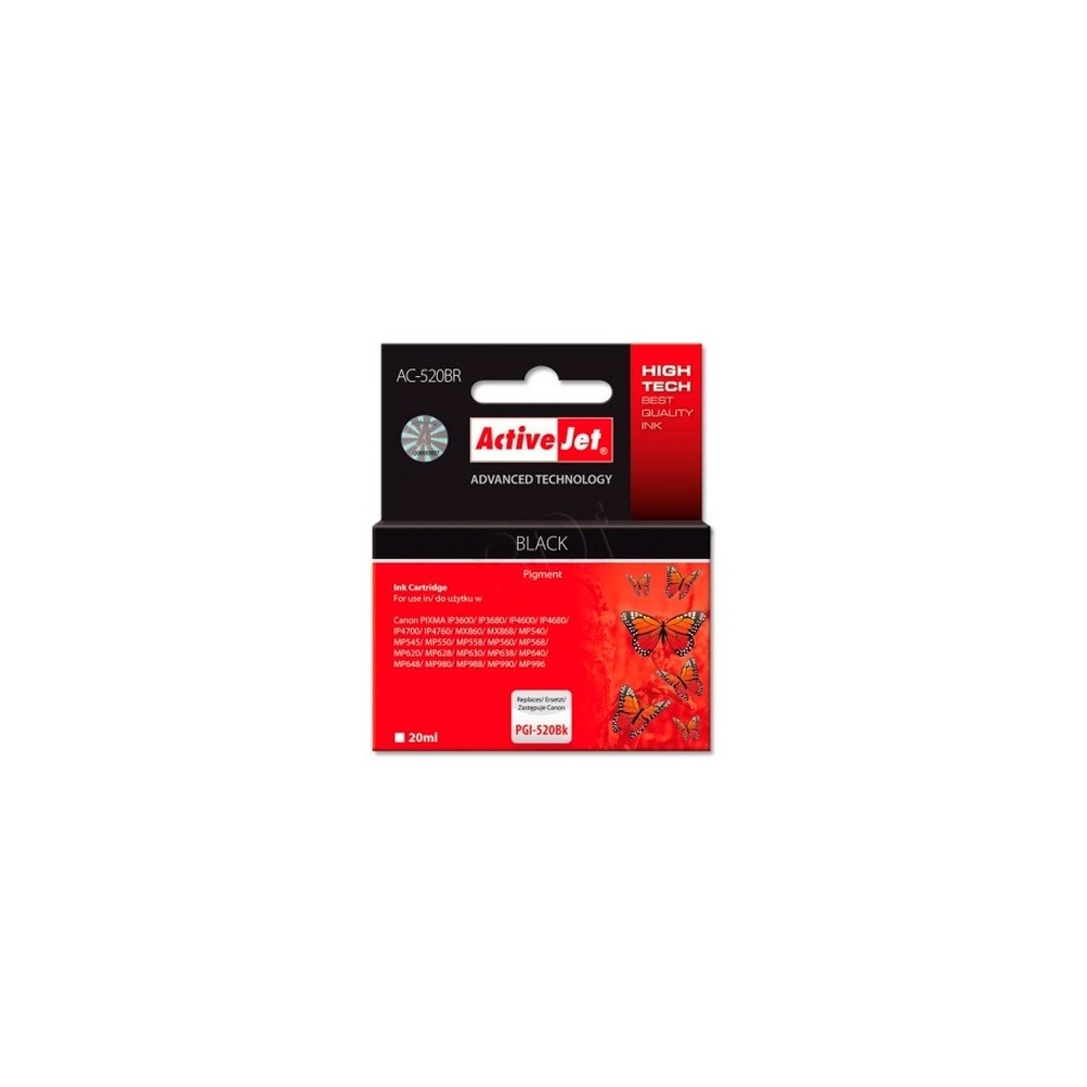 CARTRIDGE COMP ACTIVEJET CANON CLI-526B BLACK