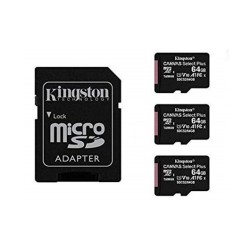 MEM MICRO SDXC 64GB KINGSTON CANVAS SELECT+ADAPT