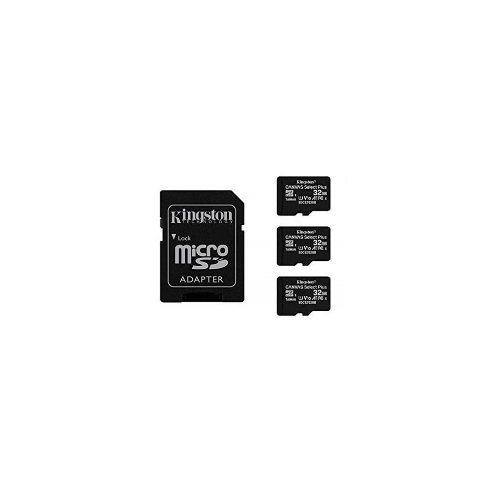 MEM MICRO SDHC 32GB KINGSTON CANVAS SELECT+ADAPT