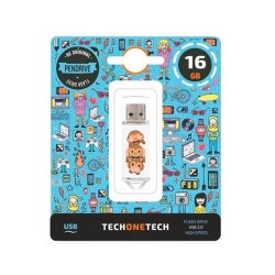 PENDRIVE 16GB TECH ONE TECH NO EVIL MONKEY