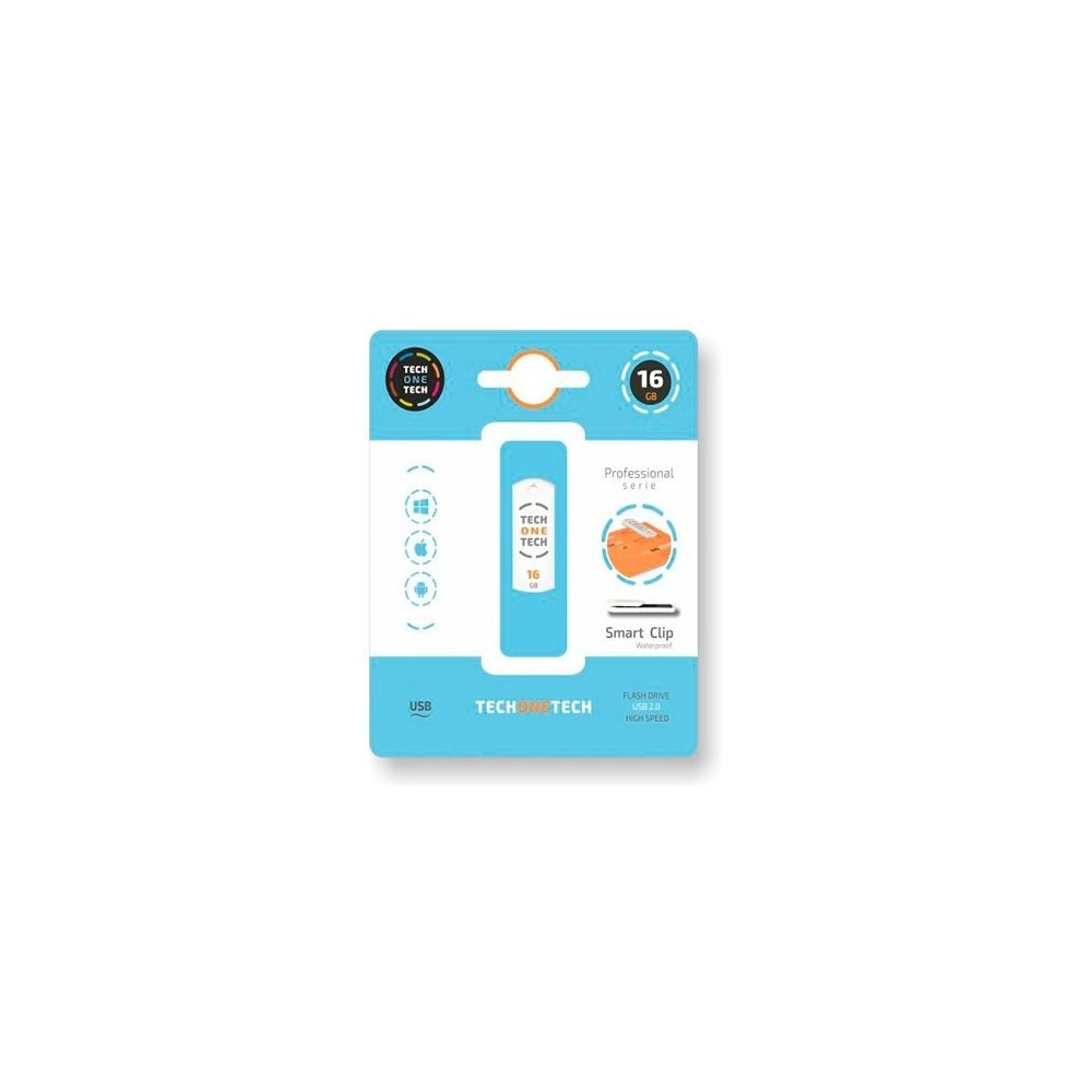 PENDRIVE 16GB TECH ONE SMART CLIP
