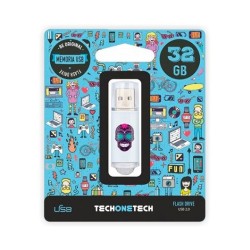 PENDRIVE 32GB Tech One Tech SKULL MAYA