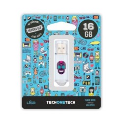 PENDRIVE 16GB Tech One Tech SKULL MAYA