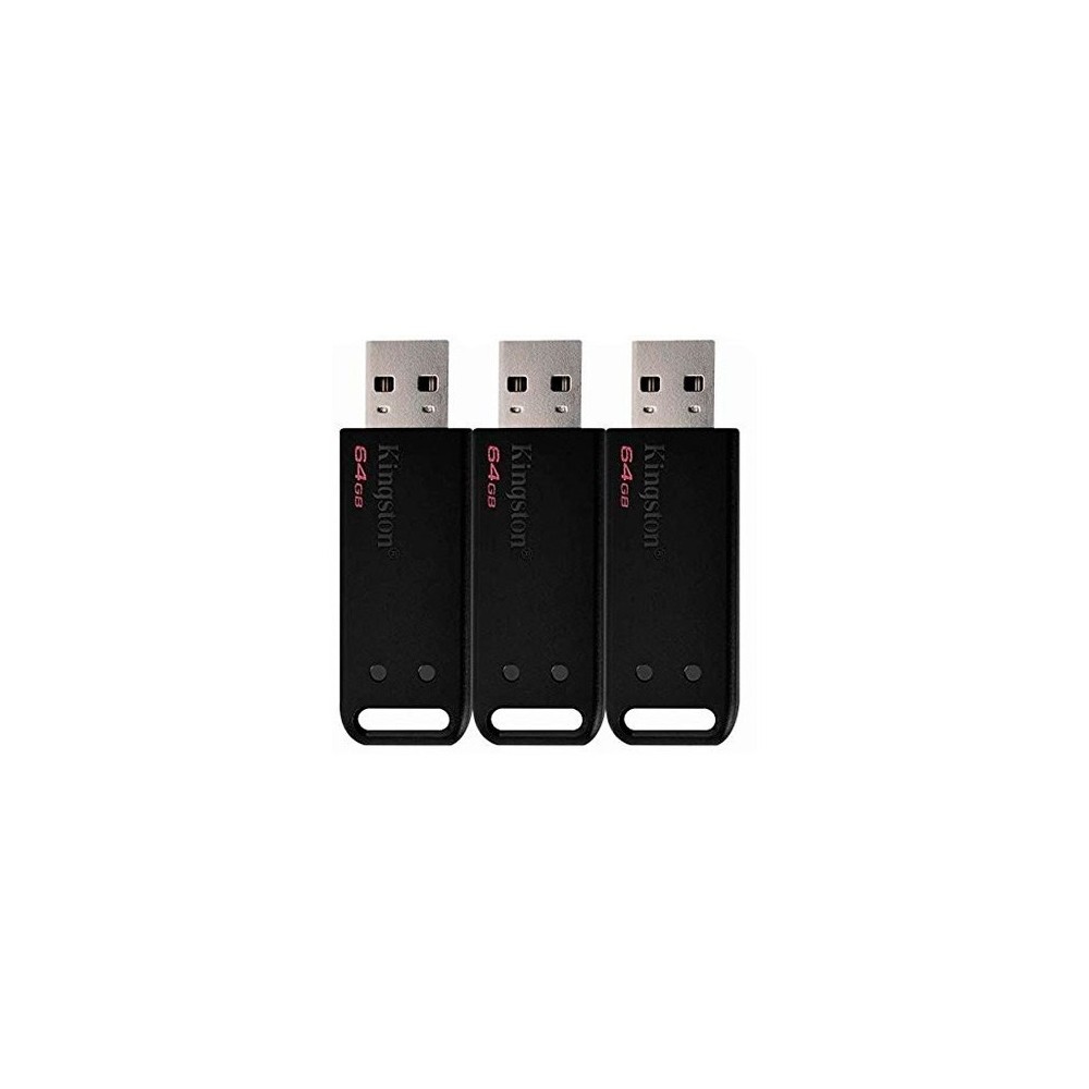 PENDRIVE 64GB USB2.0  KINGSTON DT20 PACK DE 3