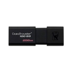 PENDRIVE 256GB USB 3.0 Kingston DT100 G3 BLACK