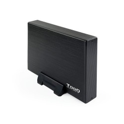 CAJA EXTERNA 3.5  USB3.0 SATA TOOQ ALUMINIO NEGRA