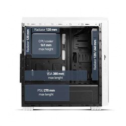 TOWER ATX NOX HUMMER ZS ZERO EDITION WHITE
