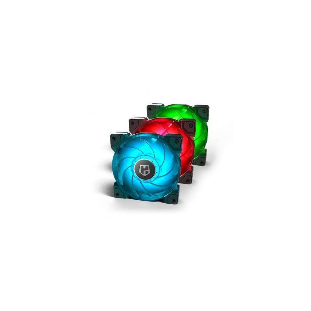 NOX FAN 120X120 HUMMER H-SYNC RGB PACK 3