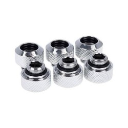 ALPHACOOL EISZAPFEN PACK FITTINGS HARDTUBE CHROME