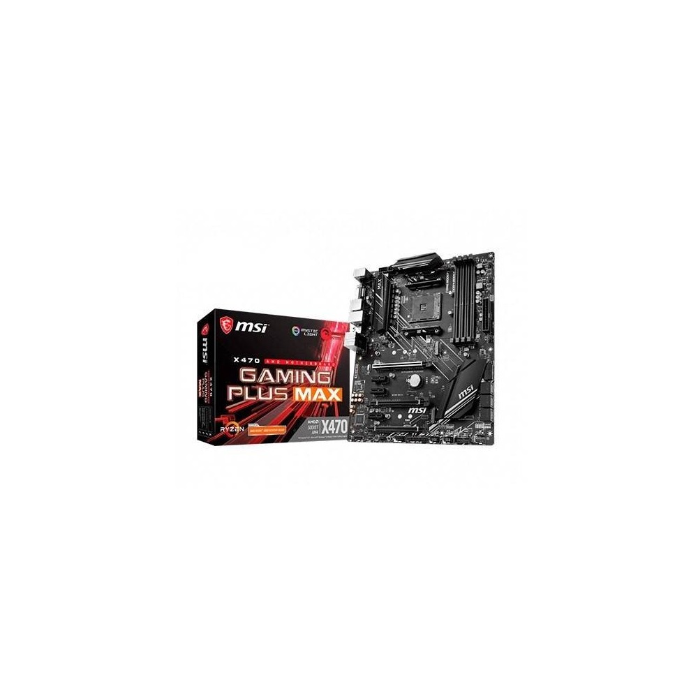 PLACA BASE MSI AM4 X470 GAMING PLUS MAX