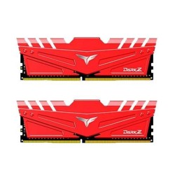 MODULO MEMORIA RAM DDR4 32GB(2X1G) PC3200 TEAMGROUP DARK Z RED