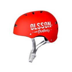 OLSSON HELMET SIZE M/L CHILD RED