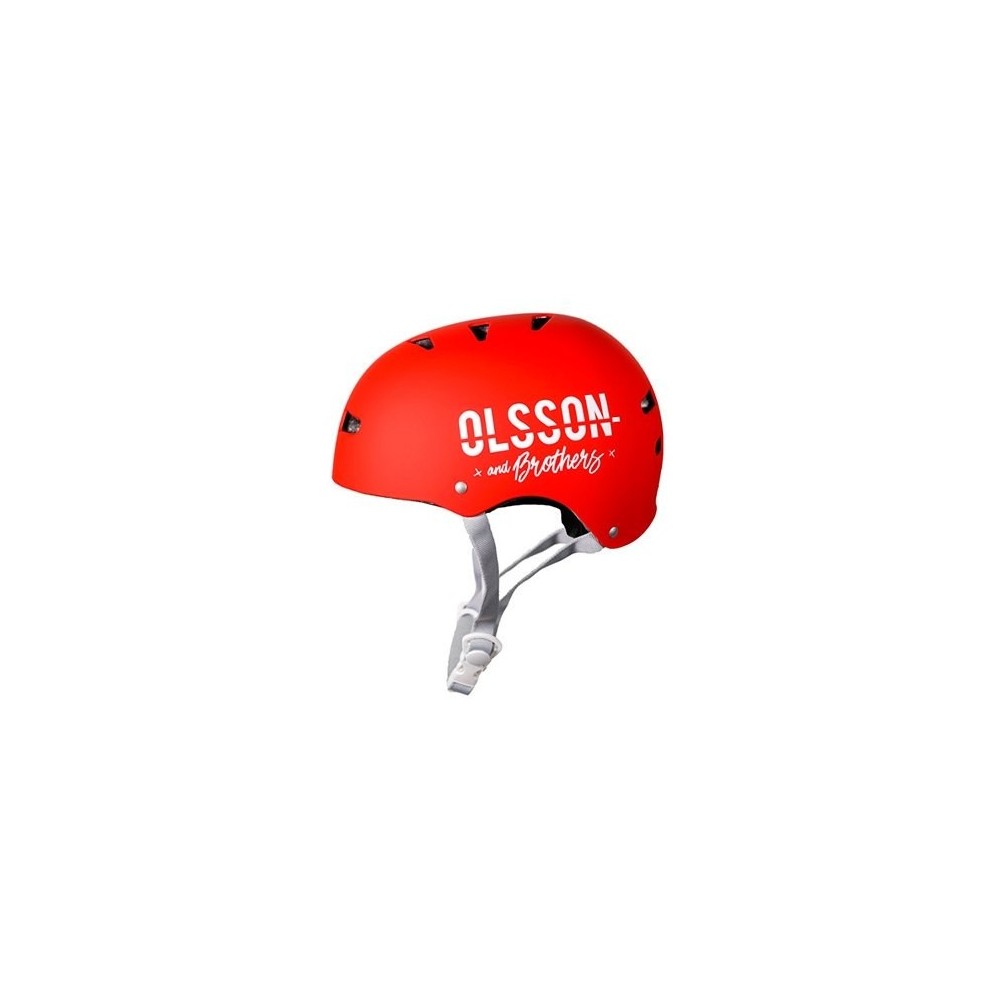 OLSSON HELMET SIZE M/L CHILD RED