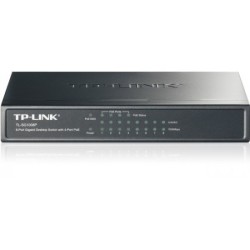 HUB SWITCH 8 PTOS 10/100/1000 TP-LINK TL-SG1008P