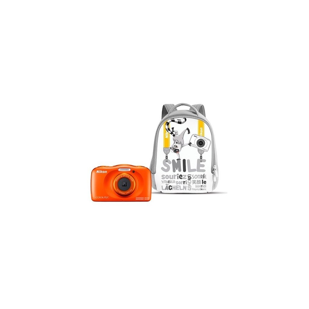 CAMERA Nikon COOLPIX W150 ORANGE + BACKPACK