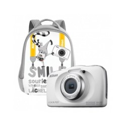 CAMERA Nikon COOLPIX W150 WHITE + BACKPACK