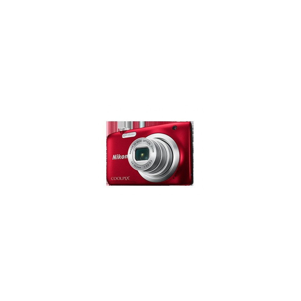 NIKON CAMERA COOLPIX A100 RED + SELFIE STICK