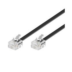 PHONE CABLE RJ11 3M BLACK