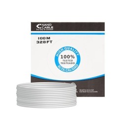 CABLE NETWORK UTP CAT6 RJ45 NANOCABLE 100M RIGID