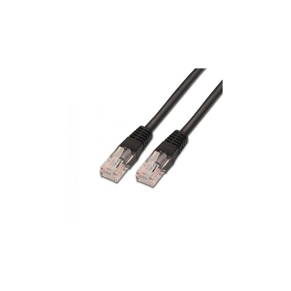 AISENS NETWORK CABLE UTP CAT5E RJ45 0.5M BLACK