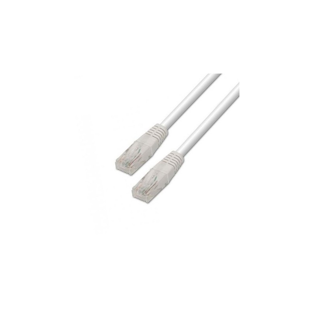 AISENS NETWORK CABLE UTP CAT5E RJ45 0.5M WHITE