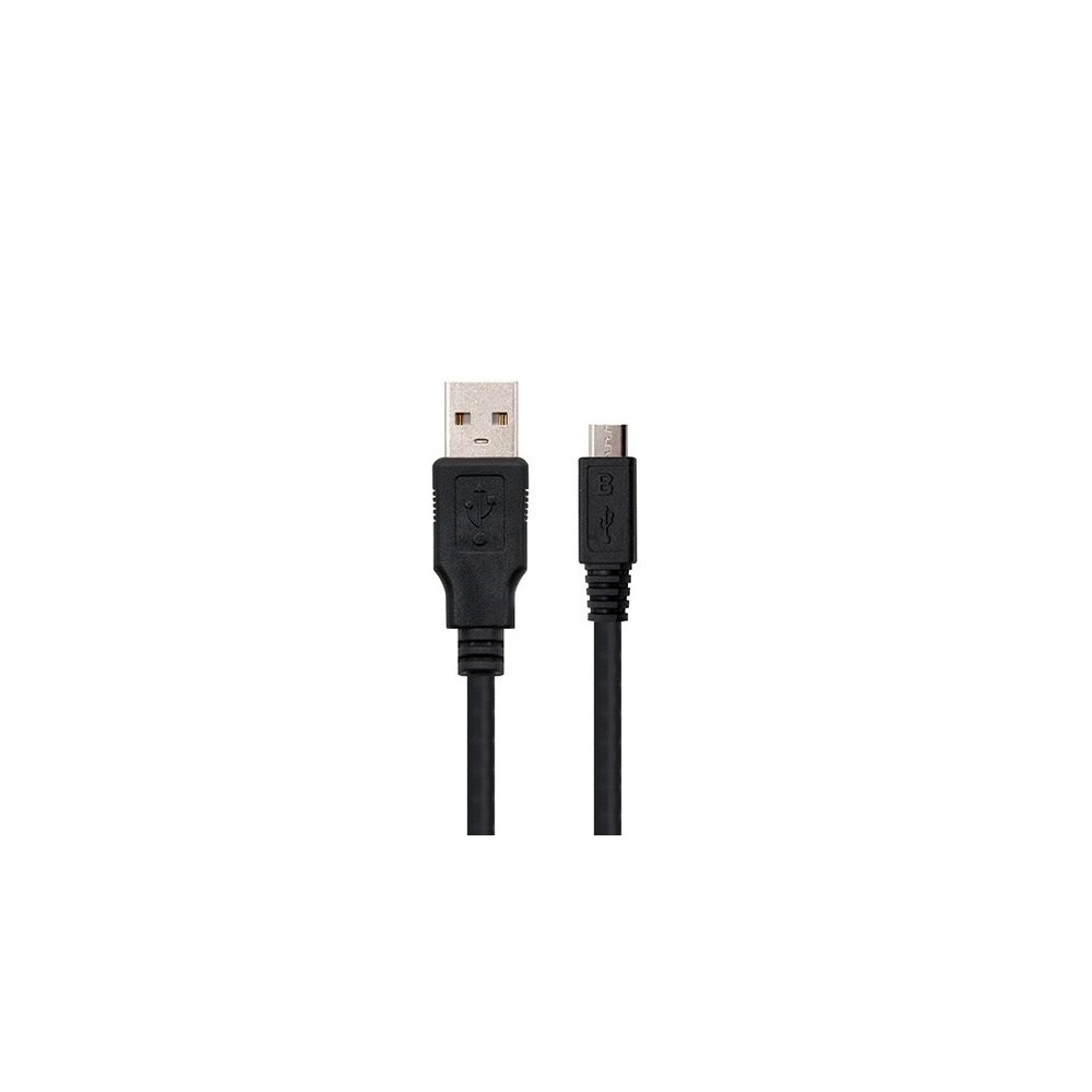 USB CABLE (A) 2.0 A MICRO USB (B) NANOCABLE 0.8M
