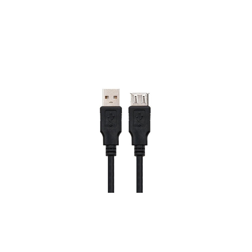 CABLE USB (A) 2.0 TO USB (A) 2.0 NANOCABLE 3M BLACK