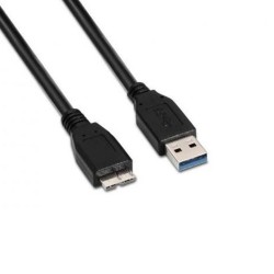 AISENS USB(A) CABLE TO MICRO USB(B) 3.0 2M BLACK