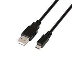 AISENS USB(A) TO MINI USB(B) 2.0 1M BLACK