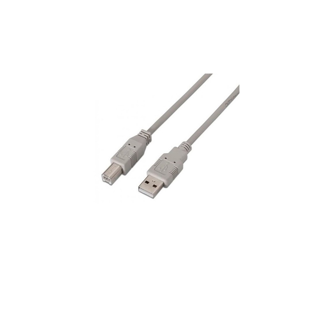 AISENS CABLE USB(A) TO USB(B) A101-0003 BEIGE