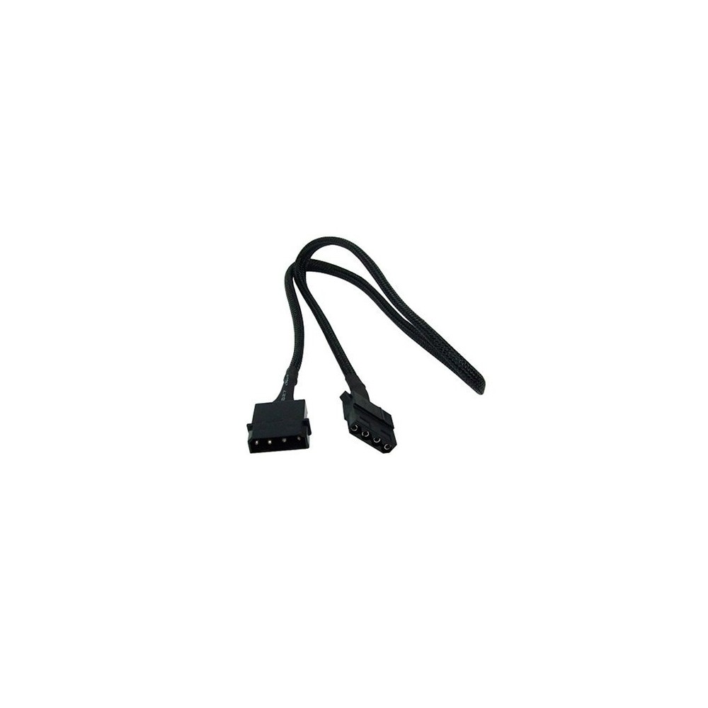 PHOBYA 4PIN MOLEX BLACK EXTENSION CABLE