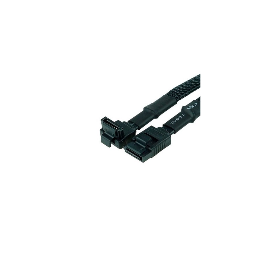 SATA PHOBYA CABLE DATA 3.0 90° BLACK