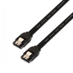 AISENS DATA CABLE SATA-3 0.5M BLACK