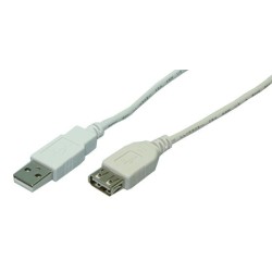 LOGILINK EXTENSION CABLE USB(A) 2.0 TO USB(A) 2.0 5M