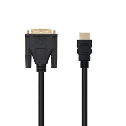 CABLE DVI TO HDMI DVI18 + 1 / M-HDMI A / M 1.8M NANOCABLE