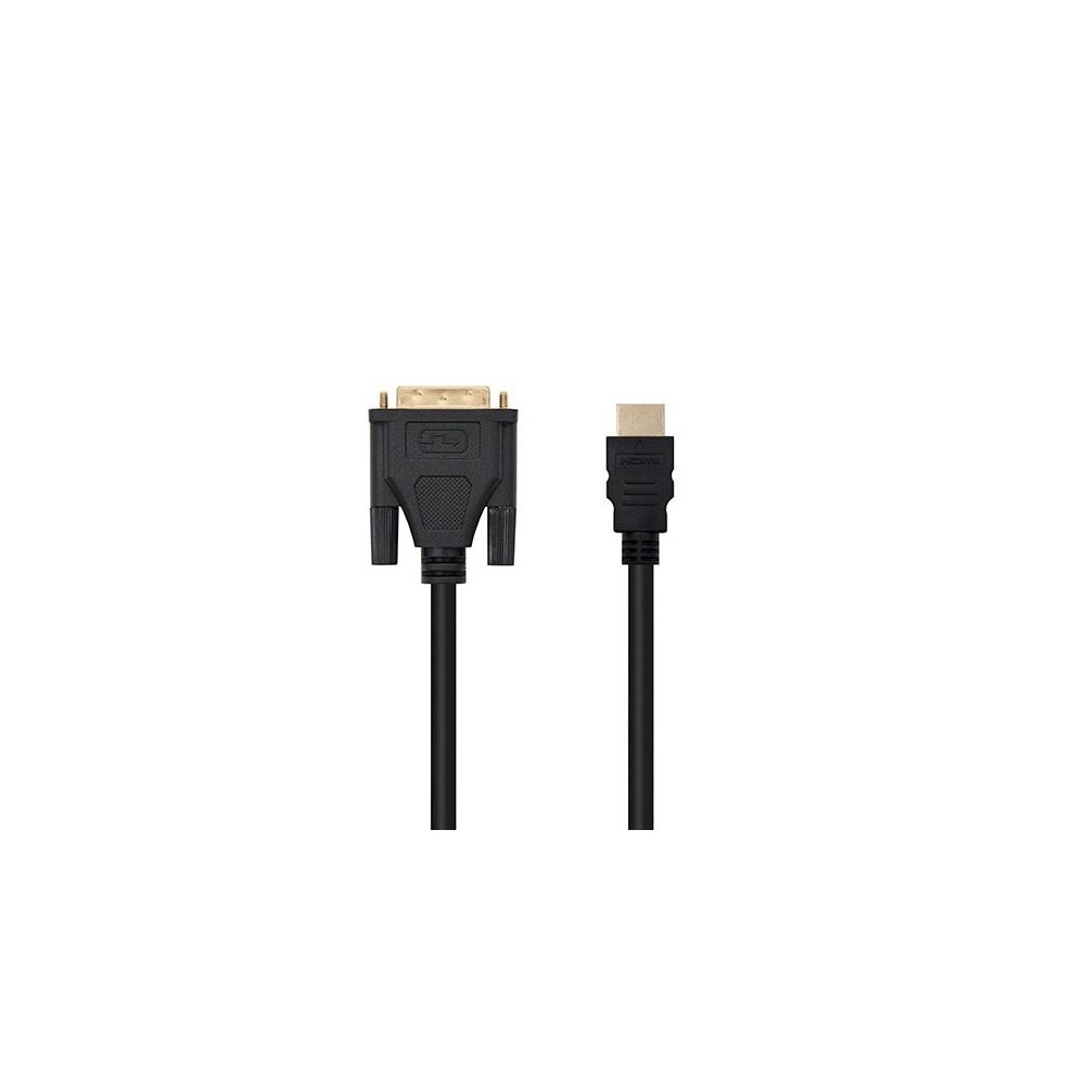 CABLE DVI TO HDMI DVI18 + 1 / M-HDMI A / M 1.8M NANOCABLE