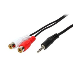 LOGILINK AUDIO CABLE 1xJACK 3.5M TO 2xRCA H 0.2M