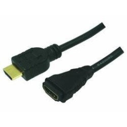 LOGILINK HDMI-M CABLE TO HDMI-F EXTENDER 5M +ETHERN