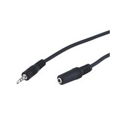 EXTENSOR AUDIO CABLE 1xJACK-3.5H TO 1xJACK-3.5M 2M