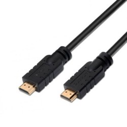 CABLE WITH REPEATER HDMI M TO HDMI M 30M BLACK