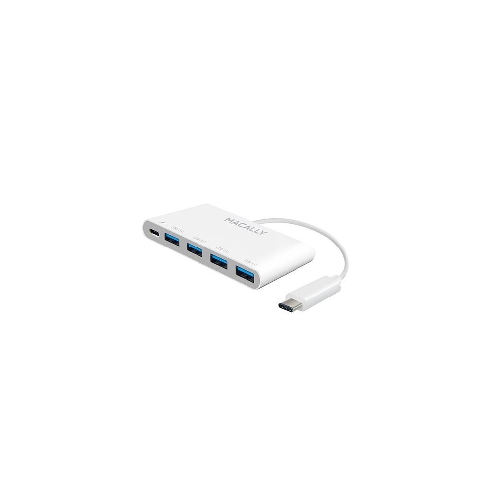 USB ADAPTER TYPE C Macally UC3HUB4C WHITE