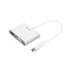 USB ADAPTER TYPE C 4K Macally UCVH4K WHITE