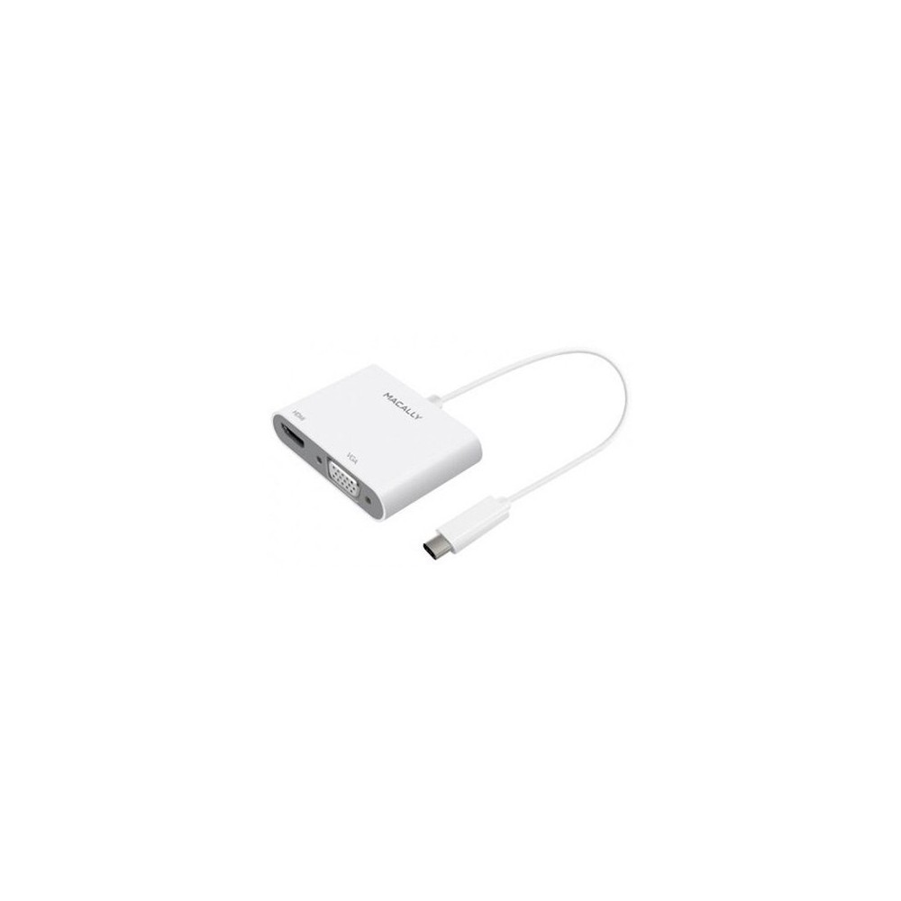 USB ADAPTER TYPE C 4K Macally UCVH4K WHITE