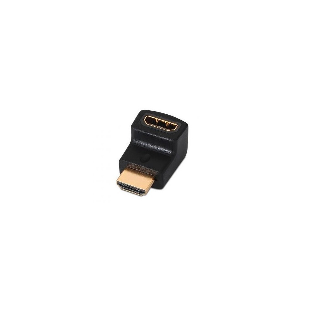 AISENS ANGLED ADAPTER HDMI(A)F TO HDMI(A)M BLACK