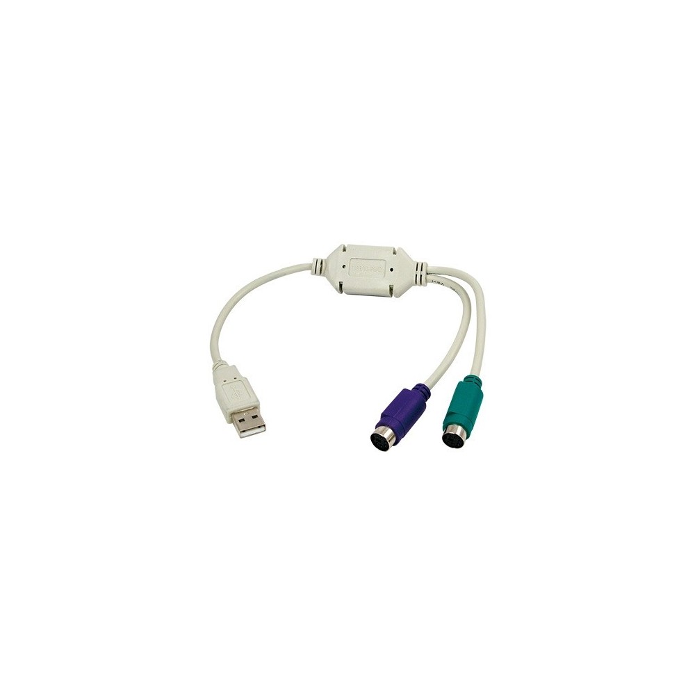 LOGILINK ADAPTER USB-M TO 2X PS2-F AU0004A