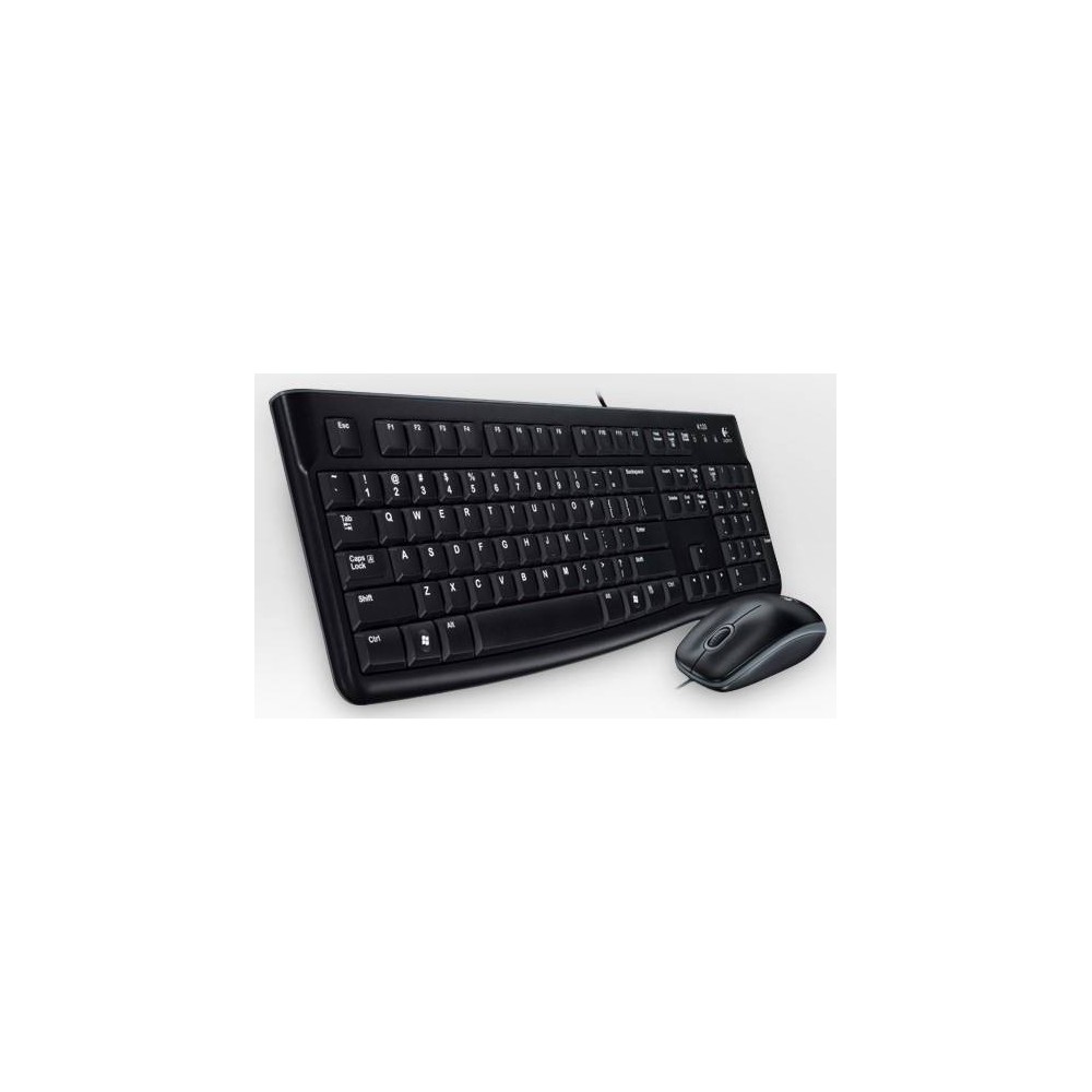 LOGITECH KEYBOARD+MOUSE MK120 BLACK