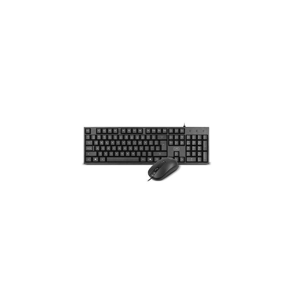 1LIFE KEYBOARD+MOUSE CORE USB BLACK