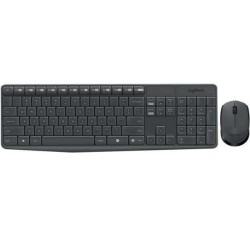 LOGITECH KEYBOARD+MOUSE MK235 WIRELESS BLACK